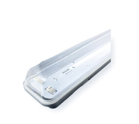 Vandtæt LED armatur - 60 cm - Til 2 LED lysstofrør Vandtæt LED armatur - 60 cm - Til 2 LED lysstofrør