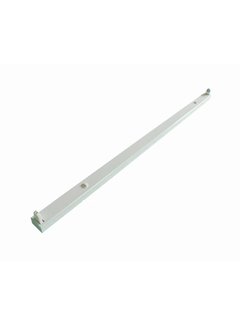 Hvidt armatur til LED lysstofrør - 120 cm - Til ét LED lysstofrør