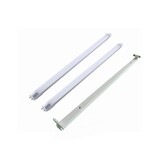 120cm 36W LED armatur + 2 lysstofrør 3000K - Varm hvid - Komplet