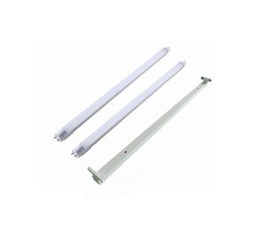 120cm 36W LED armatur + 2 lysstofrør 3000K - Varm hvid - Komplet 120cm 36W LED armatur + 2 lysstofrør 3000K - Varm hvid - Komplet