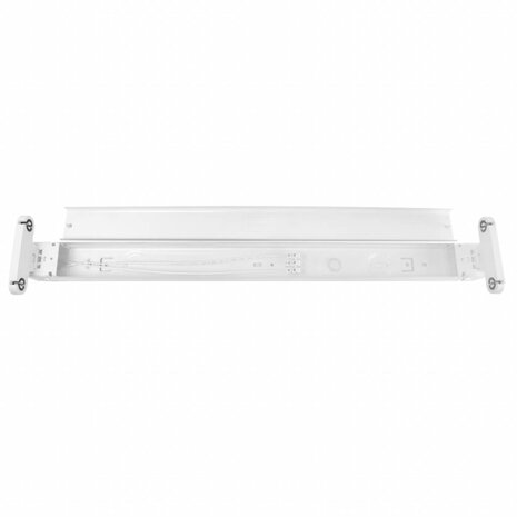 Aigostar Hvidt armatur til LED lysstofrør - 60 cm - Til 2 LED lysstofrør (eksklusiv lysstofrør) Aigostar Hvidt armatur til LED lysstofrør - 60 cm - Til 2 LED lysstofrør (eksklusiv lysstofrør)