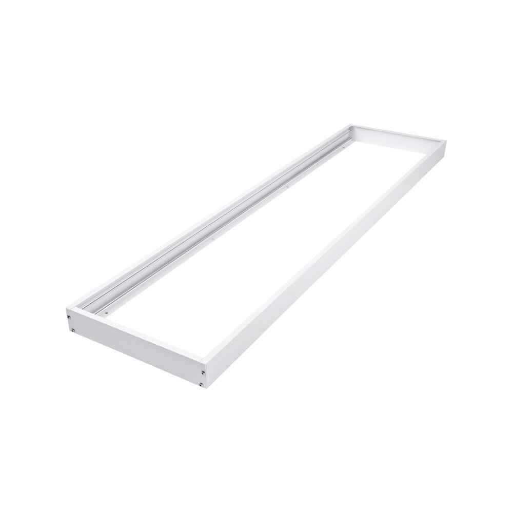 LCB Hvidt rammesystem til montering af LED panel - 5 cm høj inklusiv skruer - 120x30 cm LCB Hvidt rammesystem til montering af LED panel - 5 cm høj inklusiv skruer - 120x30 cm
