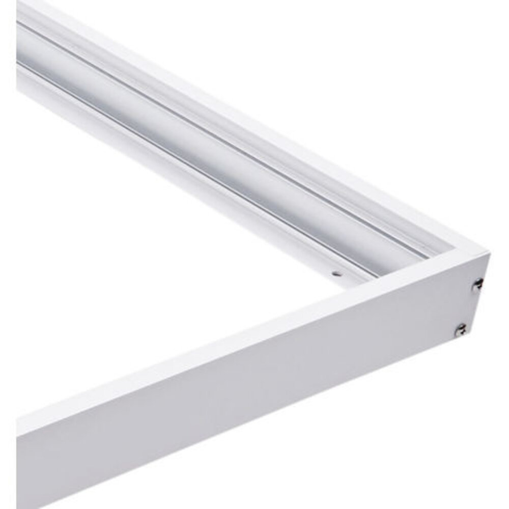 Aigostar Hvidt rammesystem til montering af LED panel - 5 cm høj inklusiv skruer - 60x60 cm Aigostar Hvidt rammesystem til montering af LED panel - 5 cm høj inklusiv skruer - 60x60 cm