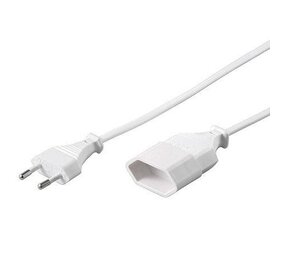 Aigostar Forlængerledning 150cm 2-polet H03VVVH2-F 2x0.75mm2 Aigostar Forlængerledning 150cm 2-polet H03VVVH2-F 2x0.75mm2