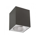 LED påbygningsspot Kubeformet - Mat sort 95x95x138 mm - GU10-fatning