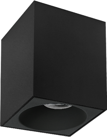 LED påbygningsspot - Kubeformet - Mat sort - 95x95x138 mm - GU10-fatning LED påbygningsspot - Kubeformet - Mat sort - 95x95x138 mm - GU10-fatning