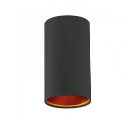 LED påbygningsspot Chloe - Mat sort guld GU10-fatning LED påbygningsspot Chloe - Mat sort guld GU10-fatning