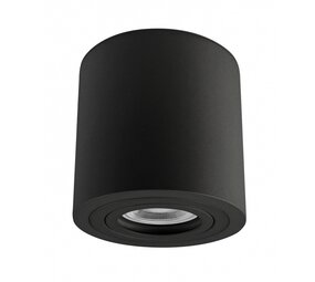 LED påbygningsspot IP65 - Cylinderformet Sort - GU10-fatning ekskl. LED spot