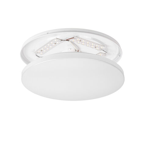 LED WiFi loftlampe 39 cm i diameter - 24 W Justerbar 2700K til 6500K - Betjenes via app LED WiFi loftlampe 39 cm i diameter - 24 W Justerbar 2700K til 6500K - Betjenes via app