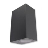 LED Væglampe i antracit - IP44 Egnet til 2 GU10-spots