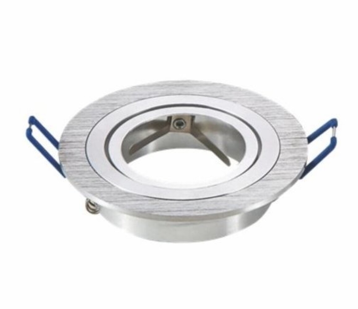 WiFi LED Indbygningsspot Aluminium - GU10 4,5W - RGB+CCT alle lystemperature - Betjenes via app