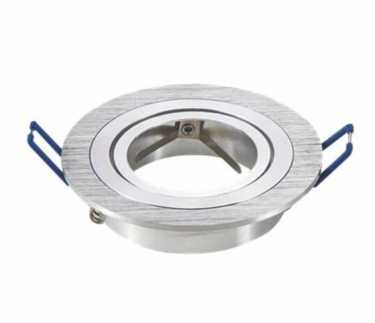 WiFi LED Indbygningsspot Aluminium - GU10 4,5W - RGB+CCT alle lystemperature - Betjenes via app