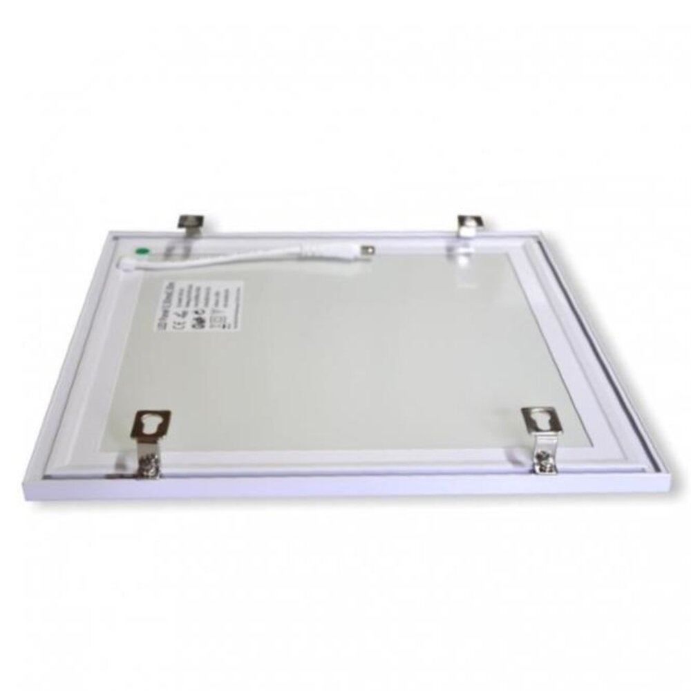 LED Panel monteringsbeslag til påbygning af panel - Fastgørelse uden påbygningsramme LED Panel monteringsbeslag til påbygning af panel - Fastgørelse uden påbygningsramme