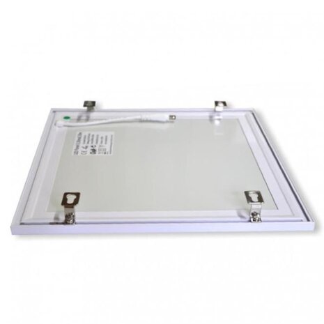 LED Panel monteringsbeslag til påbygning af panel - Fastgørelse uden påbygningsramme LED Panel monteringsbeslag til påbygning af panel - Fastgørelse uden påbygningsramme