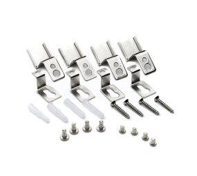 LED Panel monteringsbeslag til påbygning af panel - Fastgørelse uden påbygningsramme LED Panel monteringsbeslag til påbygning af panel - Fastgørelse uden påbygningsramme