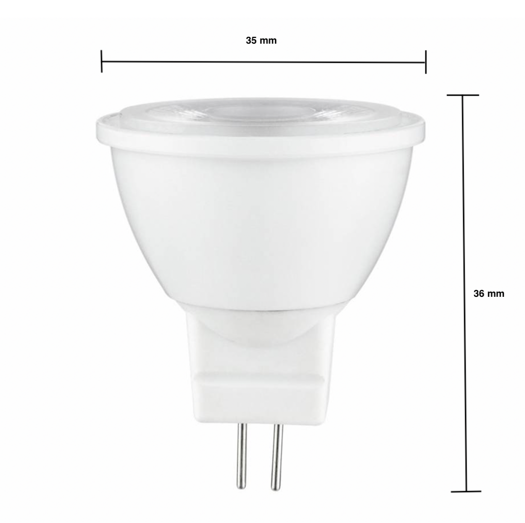 LED Spot GU4 - MR11 LED - erstatter 25W - 2700K varmt lys - Ledpaneler.dk