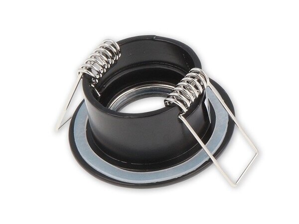 LED Line LED GU11/MR11 spot - Sort rund - Vandtæt IP44 - Indvendig diameter 45mm - Udvendig diameter 55mm LED Line LED GU11/MR11 spot - Sort rund - Vandtæt IP44 - Indvendig diameter 45mm - Udvendig diameter 55mm