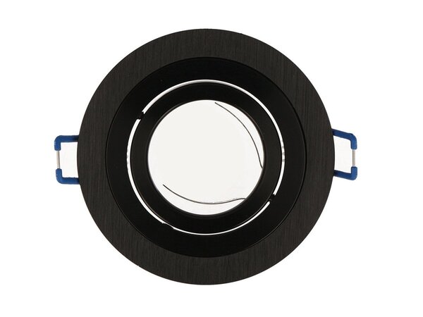 LED Line Indbygningsspot Sort aluminium rund - justerbar - Indvendig diameter 80mm - Udvendig diameter 92mm LED Line Indbygningsspot Sort aluminium rund - justerbar - Indvendig diameter 80mm - Udvendig diameter 92mm