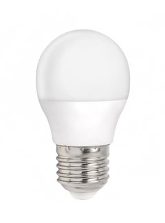 LED pære - E27 fatning 6W erstatter 40W - Kold hvid 6000K