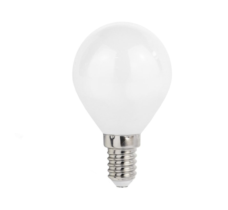 LED pære - E14 fatning - 6W erstatter 50W - 6000K Kold hvid