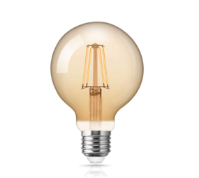 TSONG LED glødelampe dæmpbar - XL GLOBE E27-fatning - 4W erstatter 40W - 2200K Ekstra varm hvid TSONG LED glødelampe dæmpbar - XL GLOBE E27-fatning - 4W erstatter 40W - 2200K Ekstra varm hvid