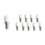 Pakke med 10 stk. - E14 LED-pærer - Type T26 - 2W erstatter 14W - Valgfri lystemperatur Pakke med 10 stk. - E14 LED-pærer - Type T26 - 2W erstatter 14W - Valgfri lystemperatur
