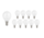 Pakke med 10 stk. - E14 LED-pærer - Type G45 - 6W erstatter 50W - Valgfri lystemperatur