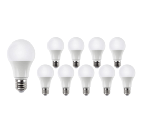Pakke med 10 stk. - E27 LED-pære - 15W erstatter 120W - Valgfri lystemperatur