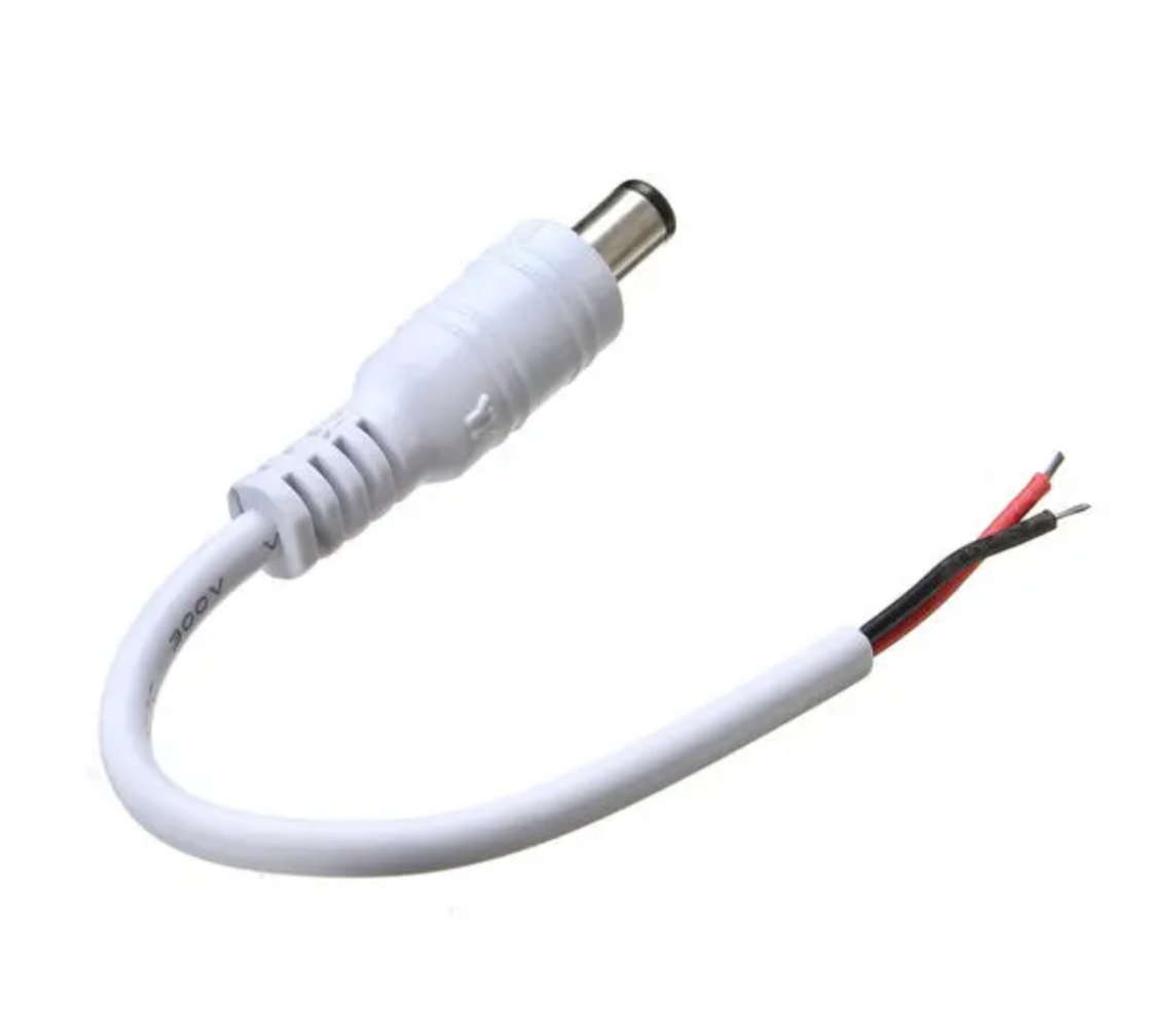 TSONG LED driver tilslutningskabel - han eller hunstik - 12cm TSONG LED driver tilslutningskabel - han eller hunstik - 12cm
