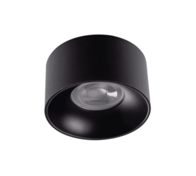 Kanlux LED GU10 loftspot sort rund indbyg - til 1 enkelt LED GU10 spotpære Kanlux LED GU10 loftspot sort rund indbyg - til 1 enkelt LED GU10 spotpære