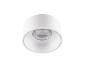 Kanlux LED GU10 loftspot hvid rund - til 1 enkelt LED GU10 spotpære