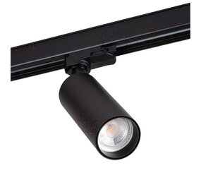 Kanlux LED GU10 skinnespot sort - 3-faset universal - til 1 enkelt LED GU10 spotpære