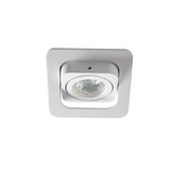 Kanlux LED GU10 indbygningsspot hvid firkant - til 1 enkelt LED GU10 spotpære Kanlux LED GU10 indbygningsspot hvid firkant - til 1 enkelt LED GU10 spotpære