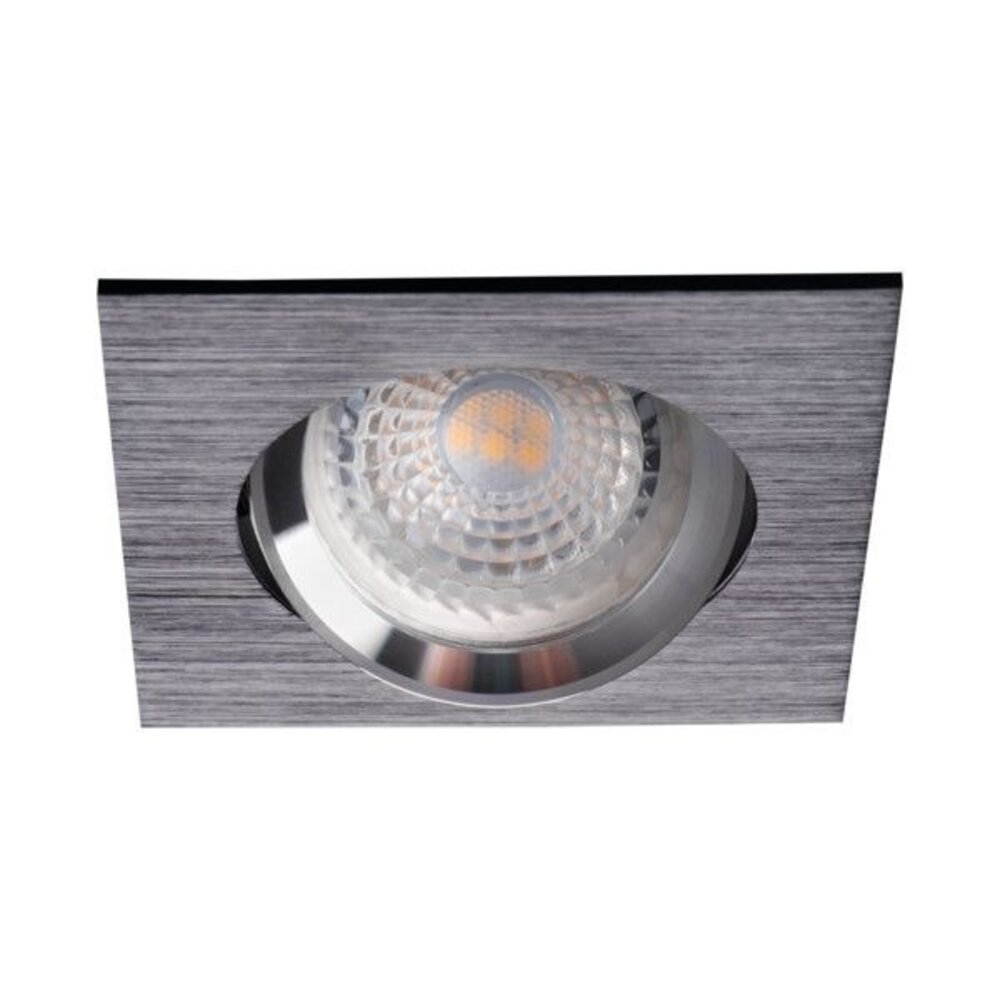 Kanlux LED indbygningsspot sort - installations diameter 70-75mm ydre diameter 82x82mm Kanlux LED indbygningsspot sort - installations diameter 70-75mm ydre diameter 82x82mm