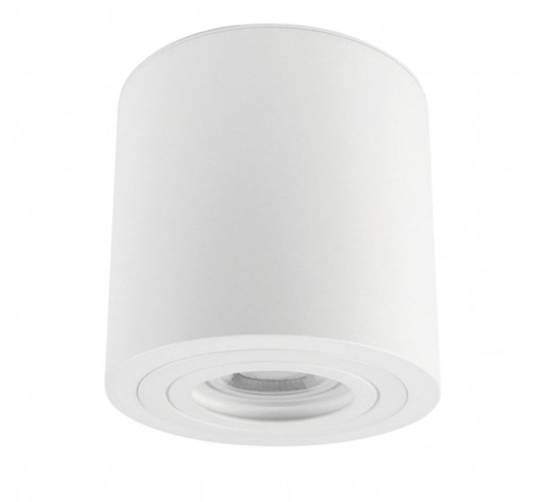 Spectrum WiFi LED loftspot IP65 - Rund Hvid - med GU10 fatning - Styring via app