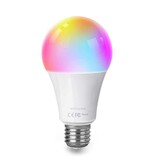 WiFi LED-lampe - E27 9W - RGB+CCT alle lystemperature - Styring med app for Android og iOS WiFi LED-lampe - E27 9W - RGB+CCT alle lystemperature - Styring med app for Android og iOS