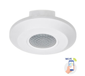 Spectrum WiFi smart pir sensor overflademonteret - IP20 2000W 8m - 1-10v dæmpning
