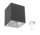 WiFi LED loftspot - Cube Matt Black 95x95x138 mm - Styring med app for Android og iOS