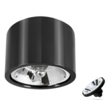 Spectrum WiFi LED AR111 GU10 loftspot sort metal rund IP20 - CCT (3000K-6500K) - Styring med app for Android og iOS