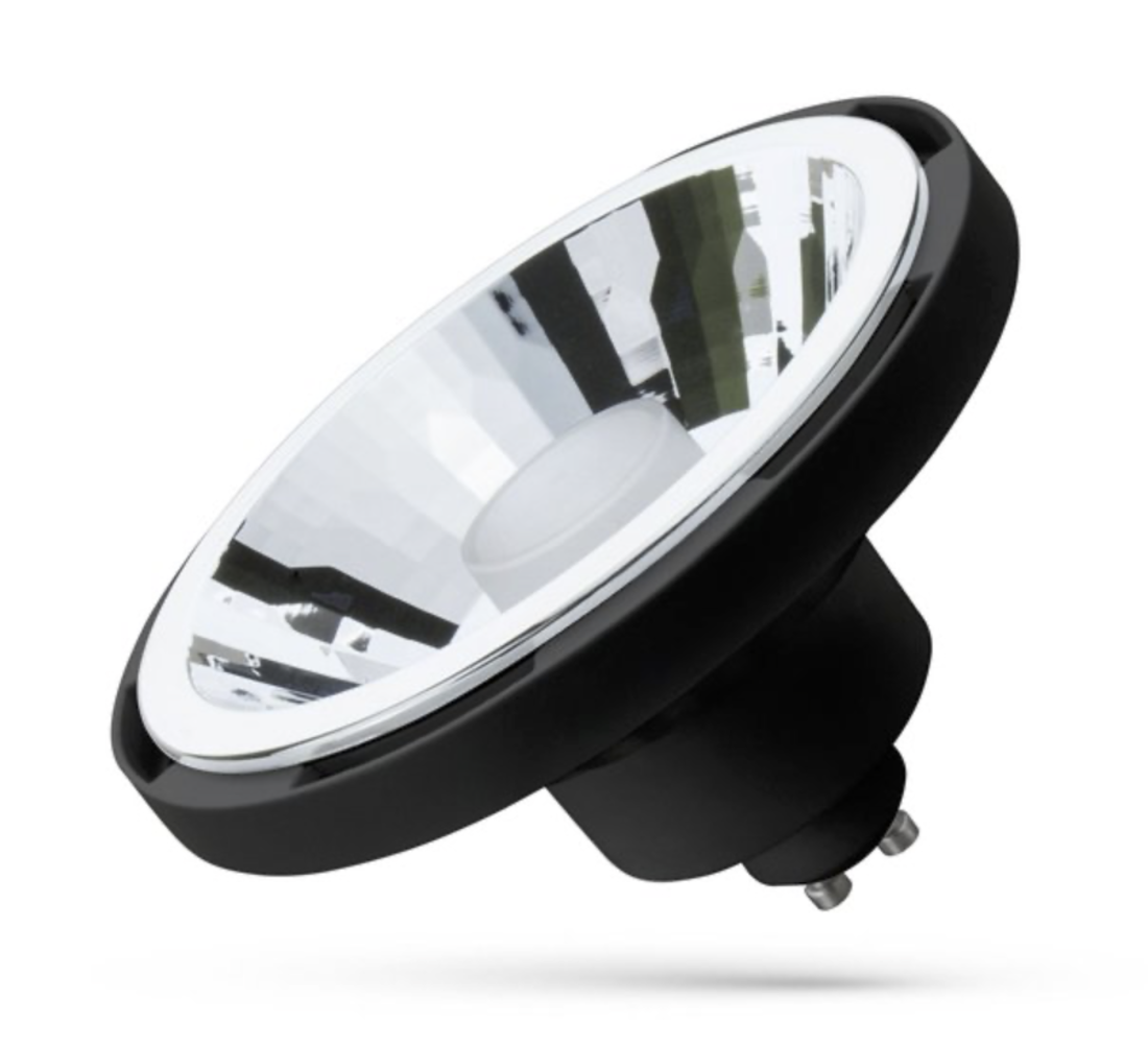 Spectrum WiFi LED AR111 GU10 loftspot sort metal rund IP20 - CCT (3000K-6500K) - Styring med app for Android og iOS Spectrum WiFi LED AR111 GU10 loftspot sort metal rund IP20 - CCT (3000K-6500K) - Styring med app for Android og iOS