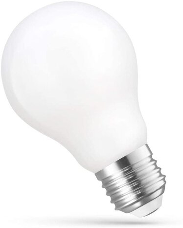 Spectrum Wifi LED-lampe E27 - A60 glødetråd - 5W erstatter 50W CCT 2700K-6400K lys - Styring med app for Android og iOS Spectrum Wifi LED-lampe E27 - A60 glødetråd - 5W erstatter 50W CCT 2700K-6400K lys - Styring med app for Android og iOS