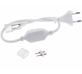 Aigostar LED lysslange tilslutningskabel 230V EU stik inkl. tilslutningsmateriale Aigostar LED lysslange tilslutningskabel 230V EU stik inkl. tilslutningsmateriale