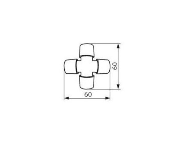 Kanlux LED lysslange to-benet stik - IP44 - krydsforbindelse X stik Kanlux LED lysslange to-benet stik - IP44 - krydsforbindelse X stik