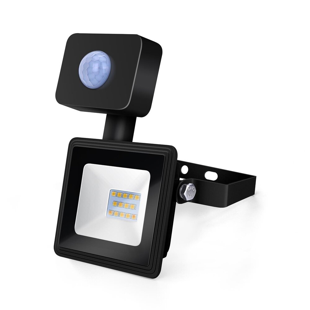 LED-projektørlampe med bevægelsessensor - 10W erstatter 90W - Valgfri lystemperatur - 3 års garanti LED-projektørlampe med bevægelsessensor - 10W erstatter 90W - Valgfri lystemperatur - 3 års garanti