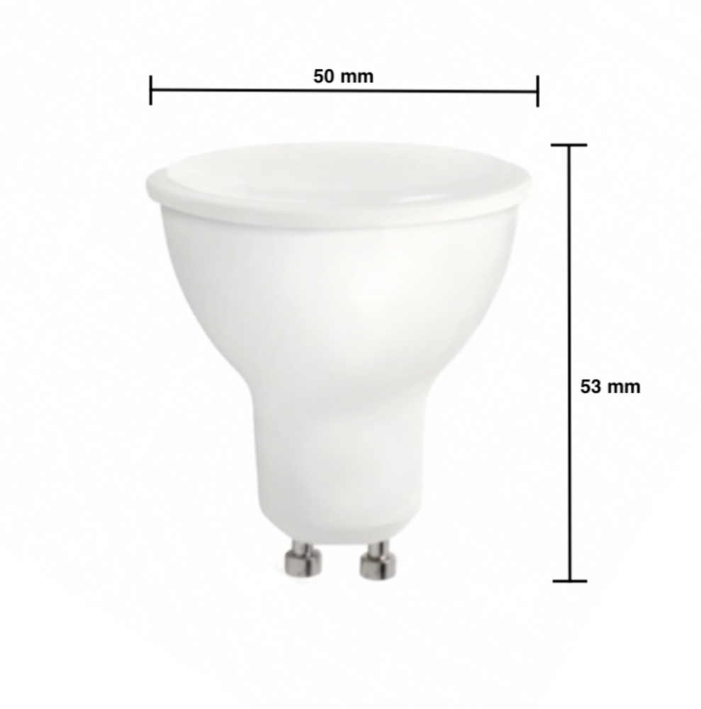 LED-spot GU10 Dæmpbar - 6W erstatter 50W - 4000K Neutral hvid LED-spot GU10 Dæmpbar - 6W erstatter 50W - 4000K Neutral hvid