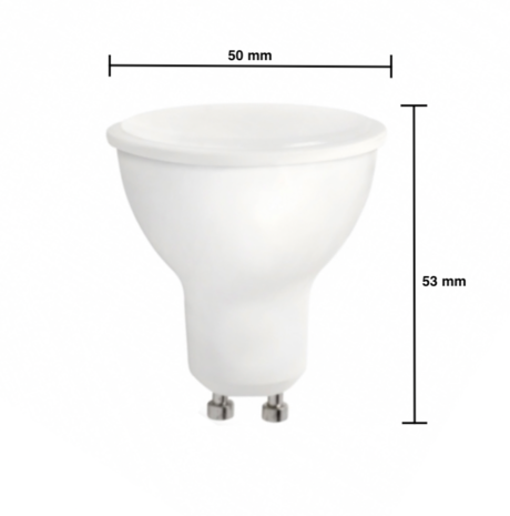 LED-spot GU10 Dæmpbar - 6W erstatter 50W - 4000K Neutral hvid LED-spot GU10 Dæmpbar - 6W erstatter 50W - 4000K Neutral hvid