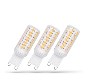 LED G9 Multipack - 4W erstatter 35W Dæmpbar - 3000K Varm hvid - 18x58 mm LED G9 Multipack - 4W erstatter 35W Dæmpbar - 3000K Varm hvid - 18x58 mm
