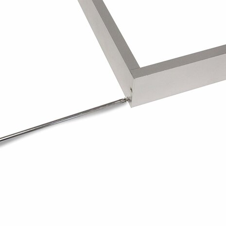 TSONG LED panel overflademonteret aluminium - Sølv - 120x60cm rammesystem - 5cm høj inkl. skruer TSONG LED panel overflademonteret aluminium - Sølv - 120x60cm rammesystem - 5cm høj inkl. skruer