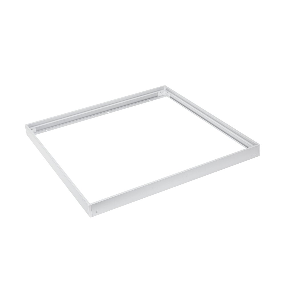 LED panel overflademonteret - 60x60cm Rammesystem Type B skruefri - Hvid aluminium - 5cm høj