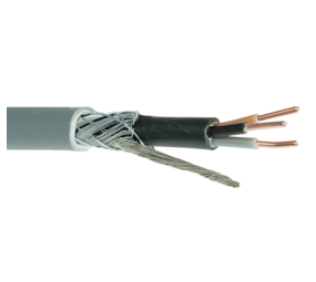 LCB Jordkabel - 3x 2,5mm2 med grå kappe rund - pr. meter LCB Jordkabel - 3x 2,5mm2 med grå kappe rund - pr. meter